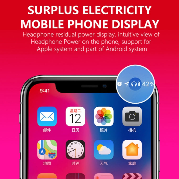 หูฟังบลูทูธสเตอริโอสปอร์ตสไตล์ธุรกิจ V7 Bluetooth 5.0 รองรับการแจ้งชื่อผู้โทร