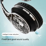 หูฟังบลูทูธไร้สาย B1 ลายกราฟฟิตี Bluetooth V5.0