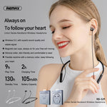 REMAX RB-S29 หูฟังไร้สายบลูทูธคอหน่วยความจำรุ่น Linton V5.0