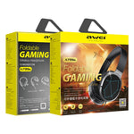 awei A799BL หูฟังเกมมิ่งบลูทูธ 5.0 แบบพับได้สวมศีรษะ