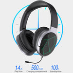 awei A799BL หูฟังเกมมิ่งบลูทูธ 5.0 แบบพับได้สวมศีรษะ
