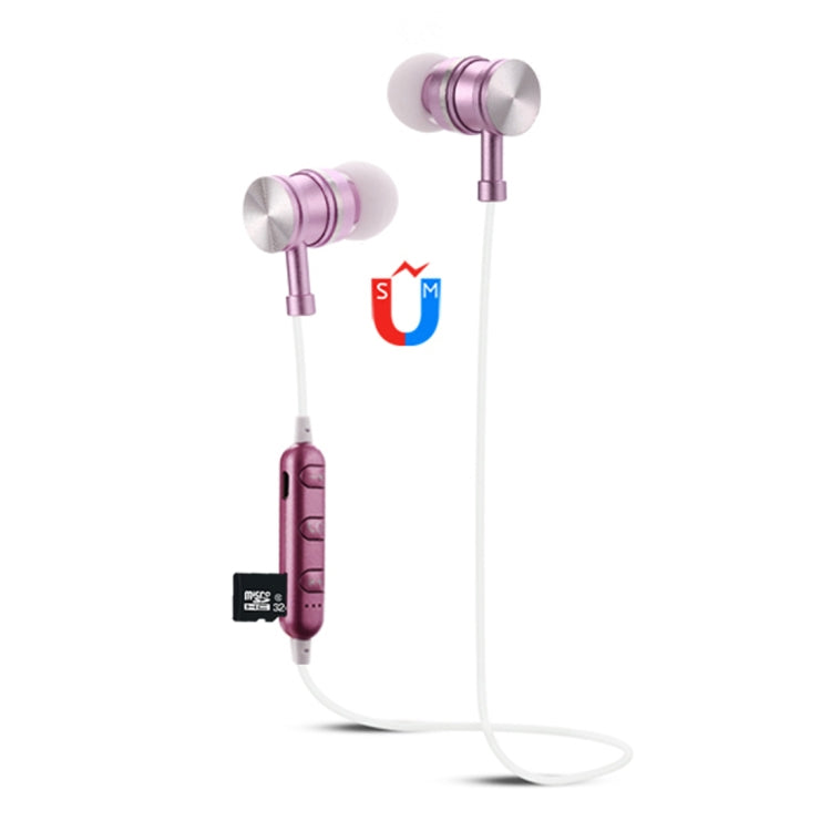 F3 Bluetooth 4.2 Hanging Neck Design Bluetooth Headset, Support Music Play & Switching & Volume Control & Answer