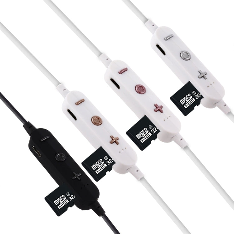 หูฟังบลูทูธ F17 Bluetooth 4.2 ดีไซน์คล้องคอ รองรับการเล่นเพลง สลับเพลง ควบคุมเสียง และรับสาย