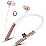 หูฟังบลูทูธ F108 Bluetooth 4.2 ดีไซน์คล้องคอ รองรับการเล่นเพลง สลับเพลง ควบคุมเสียง และรับสาย