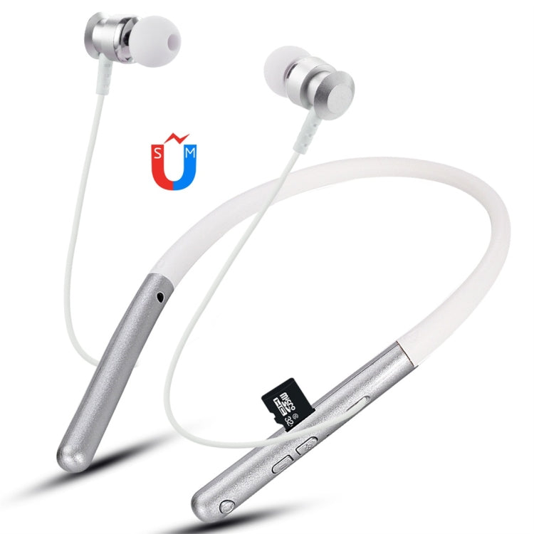 หูฟังบลูทูธ F108 Bluetooth 4.2 ดีไซน์คล้องคอ รองรับการเล่นเพลง สลับเพลง ควบคุมเสียง และรับสาย