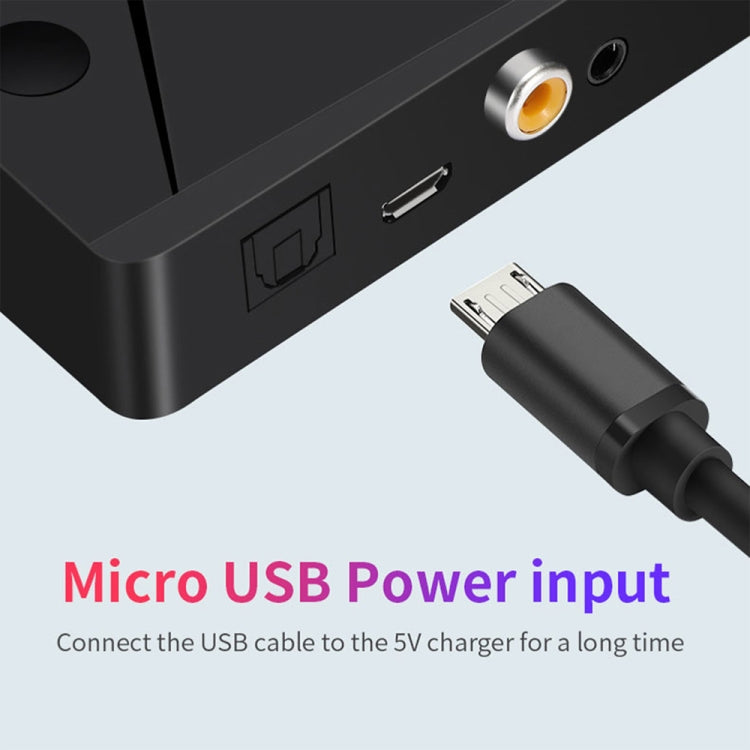 เครื่องส่งสัญญาณเสียงดิจิทัลออปติคอลโคแอกเชียลแบบพกพา 3 in 1 TX13 Bluetooth 5.0 พร้อมแจ็ค 3.5 มม. สำหรับลำโพงบลูทูธ / หูฟัง รุ่น TX13