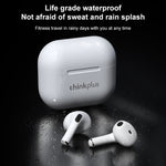 หูฟังบลูทูธ Lenovo LivePods LP40 TWS กันน้ำ IPX4 พร้อมกล่องชาร์จ รองรับการสัมผัส & HD Call & Siri & สลับโหมด Master-slave, LivePods LP40