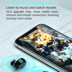 หูฟังบลูทูธ M9 Bluetooth 5.1 TWS พร้อมจอแสดงผลดิจิทัล กล่องชาร์จ ไฟฉาย รองรับการสัมผัส & Siri & แสดงแบตเตอรี่, M9 (สีดำ)