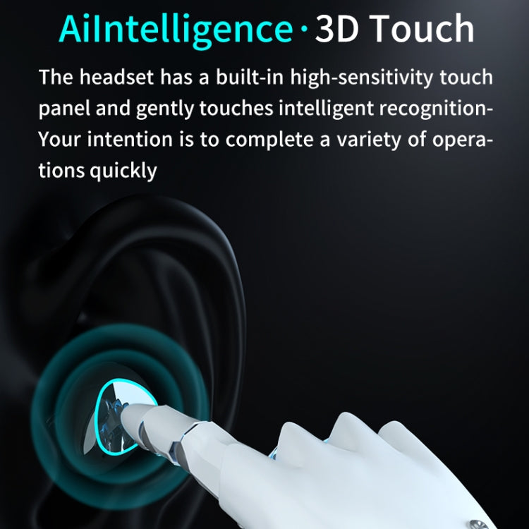 หูฟังบลูทูธ M10 Bluetooth 5.1 TWS พร้อมจอแสดงผลดิจิทัล กล่องชาร์จ รองรับการสัมผัส & Siri & แสดงแบตเตอรี่, M10 สีดำ, M10 สีเขียว