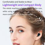 หูฟังบลูทูธ M10 Bluetooth 5.1 TWS พร้อมจอแสดงผลดิจิทัล กล่องชาร์จ รองรับการสัมผัส & Siri & แสดงแบตเตอรี่, M10 สีดำ, M10 สีเขียว