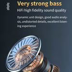 หูฟังบลูทูธ M10 Bluetooth 5.1 TWS พร้อมจอแสดงผลดิจิทัล กล่องชาร์จ รองรับการสัมผัส & Siri & แสดงแบตเตอรี่, M10 สีดำ, M10 สีเขียว