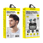 หูฟังสปอร์ตไร้สาย awei T29P Bluetooth V5.0 พร้อมจอแสดงผล LED กันน้ำ IPX4 TWS พร้อมกล่องชาร์จ