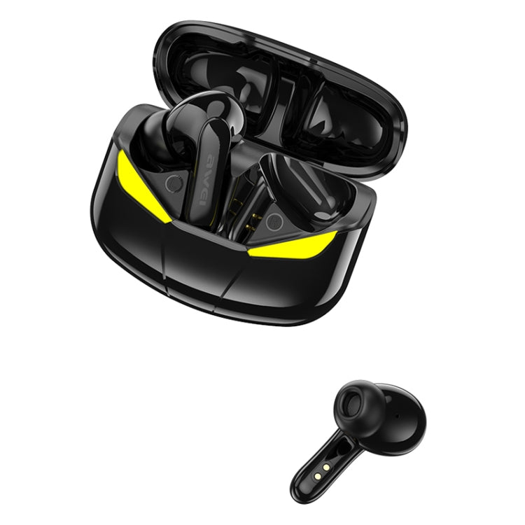 หูฟังสปอร์ตเกมไร้สาย awei T35 Bluetooth V5.0 โหมดคู่ กันน้ำ IPX5 TWS พร้อมกล่องชาร์จ