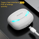 หูฟังสปอร์ตเกมไร้สาย awei T35 Bluetooth V5.0 โหมดคู่ กันน้ำ IPX5 TWS พร้อมกล่องชาร์จ