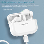 หูฟังสปอร์ตไร้สายตัดเสียงรบกวน ANC awei TA1 Bluetooth V5.0 กันน้ำ IPX4 TWS พร้อมกล่องชาร์จ