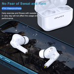 หูฟังสปอร์ตไร้สายตัดเสียงรบกวน ANC awei TA1 Bluetooth V5.0 กันน้ำ IPX4 TWS พร้อมกล่องชาร์จ