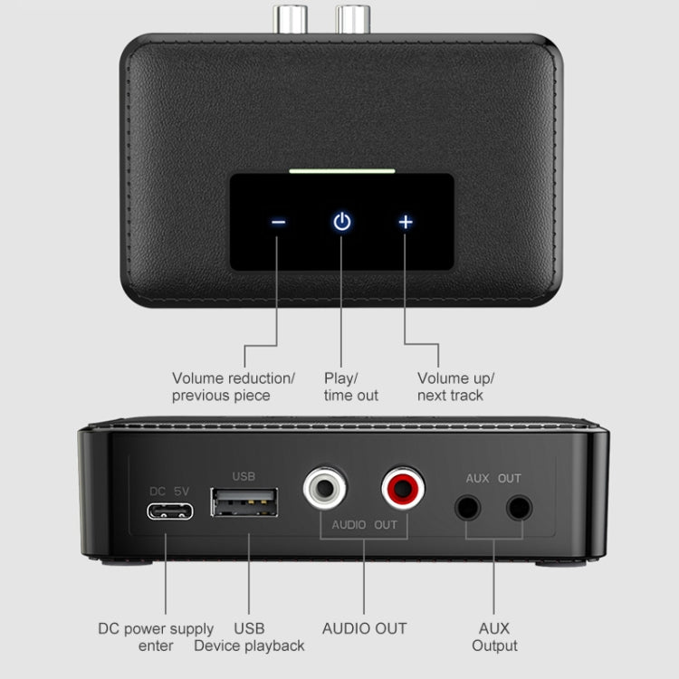 เครื่องรับส่งสัญญาณ NFC BT19 Bluetooth 5.0 หูฟัง เครื่องเล่นเสียงรถยนต์