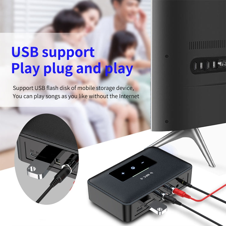 เครื่องรับส่งสัญญาณ NFC BT19 Bluetooth 5.0 หูฟัง เครื่องเล่นเสียงรถยนต์