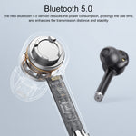 MI4 หูฟังบลูทูธไร้สายแท้ Bluetooth 5.0 พร้อมจอแสดงผลดิจิทัล LED และระบบลดเสียงรบกวนอัจฉริยะ