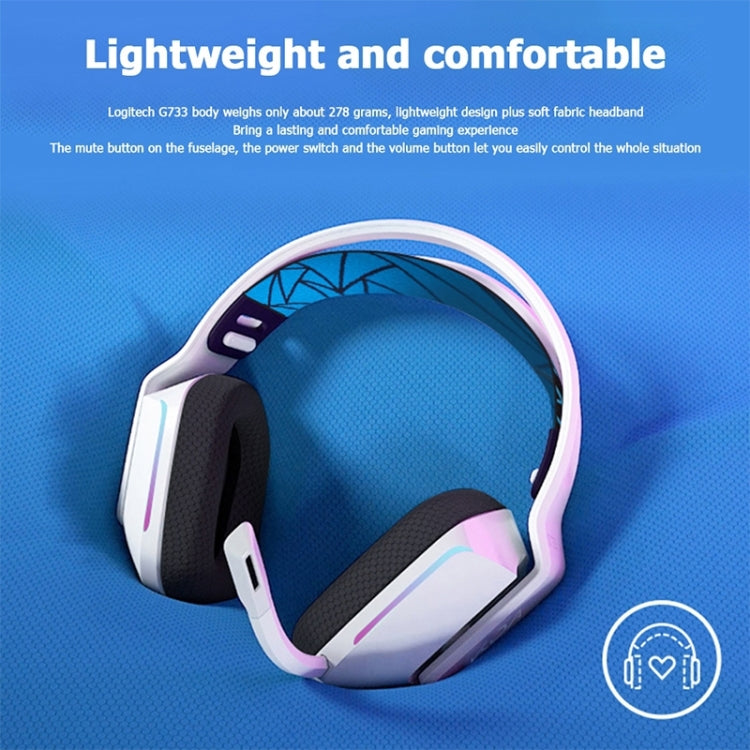 หูฟังเกมมิ่งไร้สาย Logitech G733 LIGHT SPEED พร้อมไฟ RGB