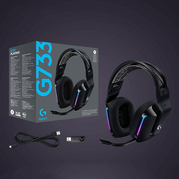 หูฟังเกมมิ่งไร้สาย Logitech G733 LIGHT SPEED พร้อมไฟ RGB