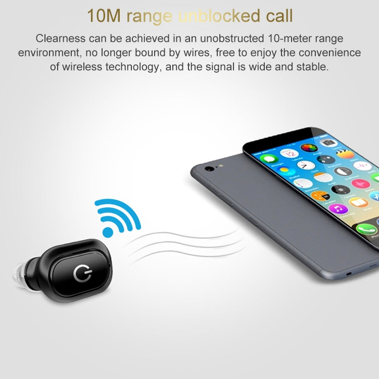 H58 หูฟังบลูทูธไร้สายแบบใส่หูข้างเดียว Bluetooth 4.1 แบบมองไม่เห็น
