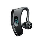 V12 หูฟังบลูทูธไร้สายสไตล์หูแขวนสำหรับธุรกิจ Bluetooth 5.2 พร้อมจอแสดงผลดิจิทัล LED อัจฉริยะและกล่องชาร์จ