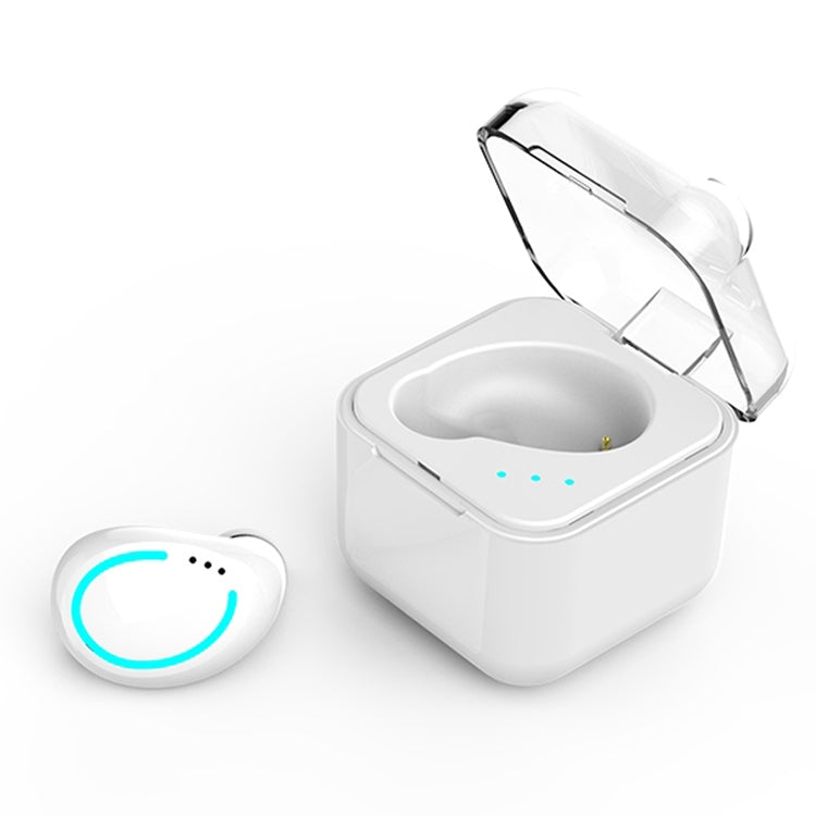 M-B8 หูฟังบลูทูธไร้สายสเตอริโอแบบใส่หูขนาดเล็กมองไม่เห็น Bluetooth 5.0 พร้อมกล่องชาร์จ