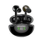 awei T12P หูฟังบลูทูธไร้สาย Bluetooth 5.1 พร้อมจอแสดงผล LED รุ่น T12P