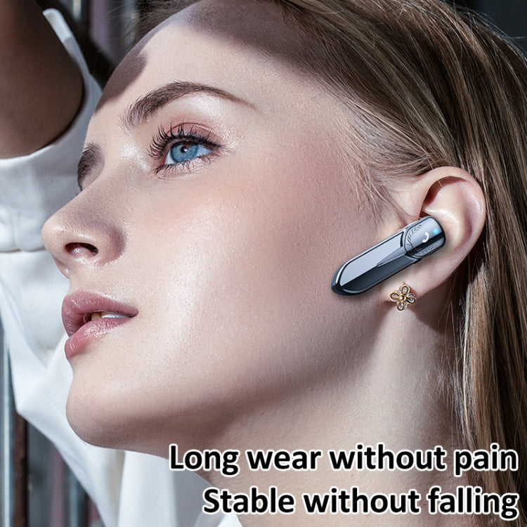 M81 หูฟังบลูทูธแบบติดหูข้างเดียวพร้อมระบบลดเสียงรบกวน CVC, รองรับ Siri & One for Two