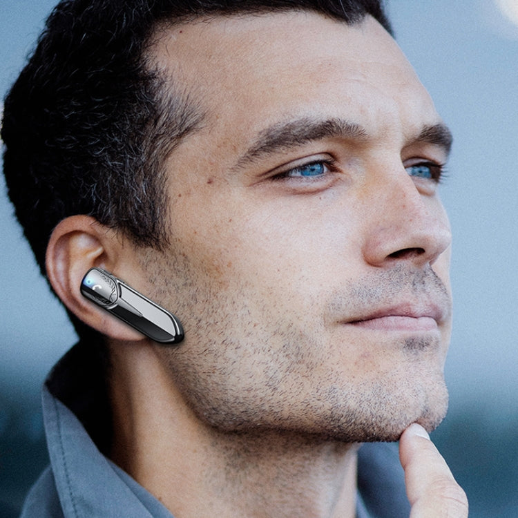M81 หูฟังบลูทูธแบบติดหูข้างเดียวพร้อมระบบลดเสียงรบกวน CVC, รองรับ Siri & One for Two