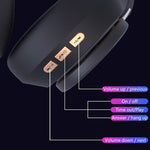 07S หูฟังบลูทูธ V5.0 แบบพับได้สำหรับเล่นกีฬาและเกม พร้อมไมโครโฟน