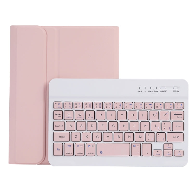 C06B เคสแท็บเล็ตคีย์บอร์ดบลูทูธสีลูกกวาดบางพิเศษสำหรับ iPad mini 6 / mini 7 พร้อมขาตั้งและช่องใส่ปากกา