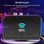 T36 หูฟังบลูทูธ 5.0 พร้อม NFC รับส่งสัญญาณเสียงสำหรับรถยนต์