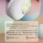 B4 หูฟังสเตอริโอไร้สายบลูทูธลายการ์ตูน RGB, สีม่วง, น้ำเงิน, ชมพู, ดำ