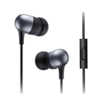 หูฟังอลูมิเนียมอัลลอยด์ Xiaomi แท้ พร้อมสายควบคุมแบบมีสาย 3.5mm, ความยาว: 1.25m, DDQ01WM