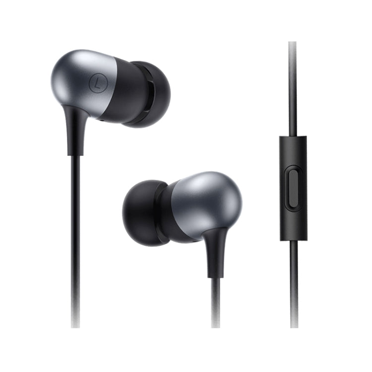 หูฟังอลูมิเนียมอัลลอยด์ Xiaomi แท้ พร้อมสายควบคุมแบบมีสาย 3.5mm, ความยาว: 1.25m, DDQ01WM