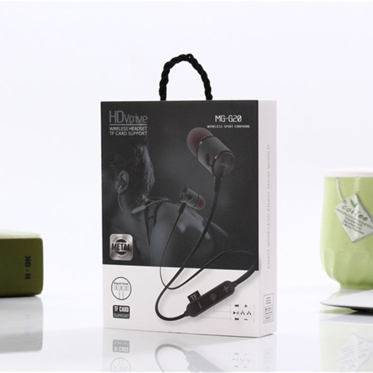 MG-G20 หูฟังบลูทูธกีฬาไร้สาย Bluetooth 4.2, รองรับการ์ด