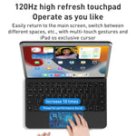 สำหรับ iPad รุ่นที่ 10 10.9 2022 เคสหนังพร้อมคีย์บอร์ดบลูทูธแบบแขวนแม่เหล็ก T89, สำหรับ iPad รุ่นที่ 10 10.9 2022