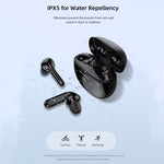 หูฟังบลูทูธ V5.0 TWS แบบไร้สายแท้พร้อมจอ LED และกล่องชาร์จ awei T15P