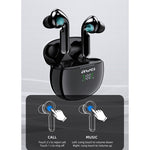 หูฟังบลูทูธ V5.0 TWS แบบไร้สายแท้พร้อมจอ LED และกล่องชาร์จ awei T15P