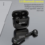 หูฟังบลูทูธ TWS V5.0 แบบไร้สายแท้พร้อมกล่องชาร์จ awei T26 Pro