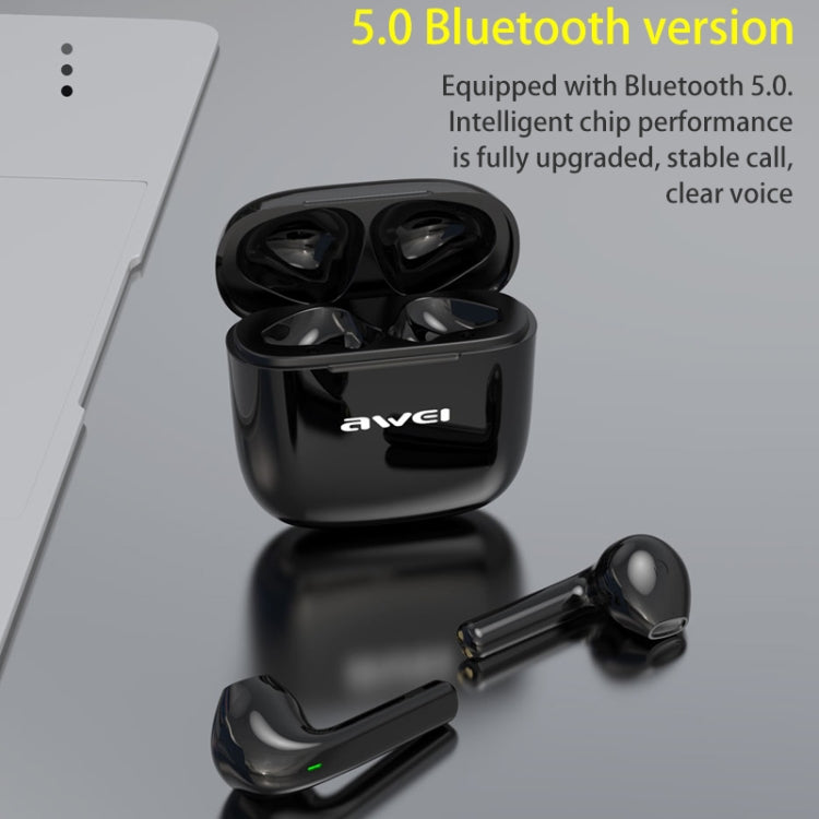 หูฟังบลูทูธ TWS V5.0 แบบไร้สายแท้พร้อมกล่องชาร์จ awei T26 Pro