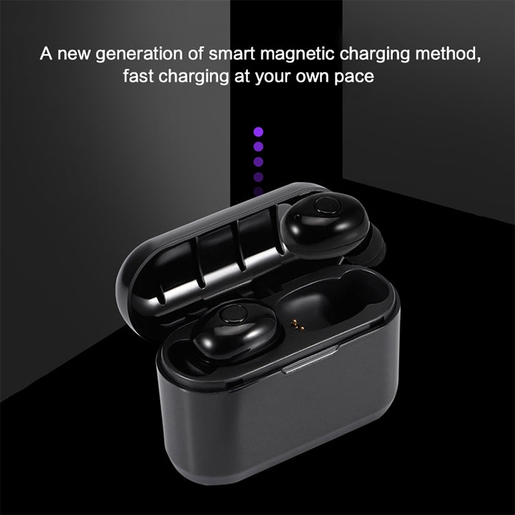 หูฟังบลูทูธกันน้ำ IPX Bluetooth 5.0 พร้อมกล่องชาร์จแม่เหล็ก 350mAh รองรับการโทร DT-4