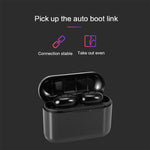หูฟังบลูทูธกันน้ำ IPX Bluetooth 5.0 พร้อมกล่องชาร์จแม่เหล็ก 350mAh รองรับการโทร DT-4