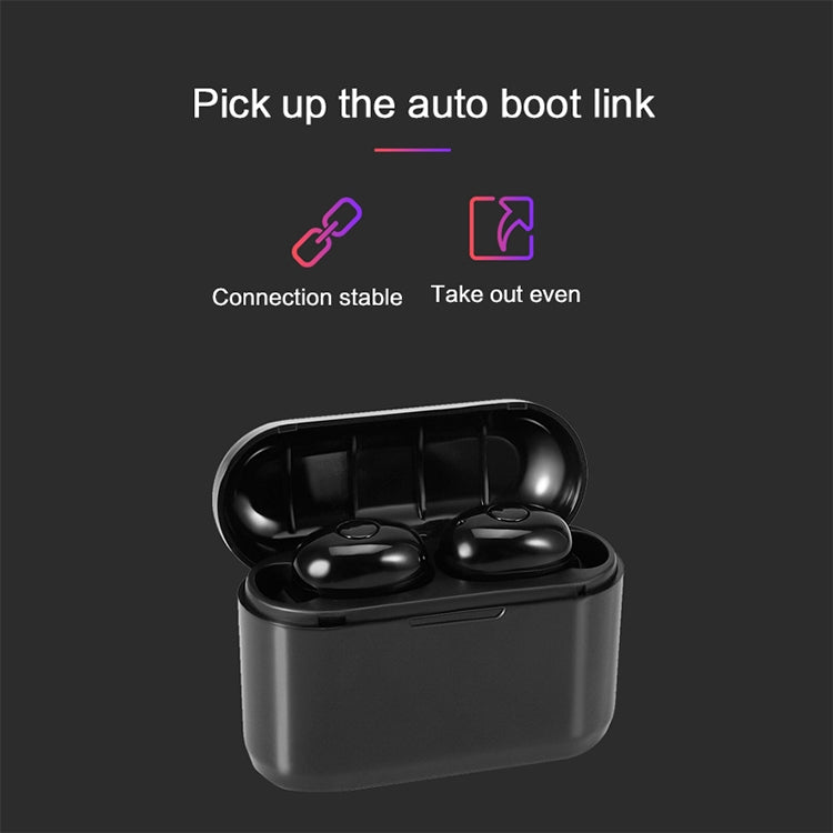 หูฟังบลูทูธกันน้ำ IPX Bluetooth 5.0 พร้อมกล่องชาร์จแม่เหล็ก 350mAh รองรับการโทร DT-4