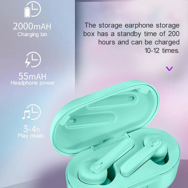 DT-5 หูฟังบลูทูธไร้สาย Bluetooth 5.0 กันน้ำ IPX พร้อมกล่องชาร์จแม่เหล็ก รองรับการโทรและฟังก์ชัน Power Bank, DT-5