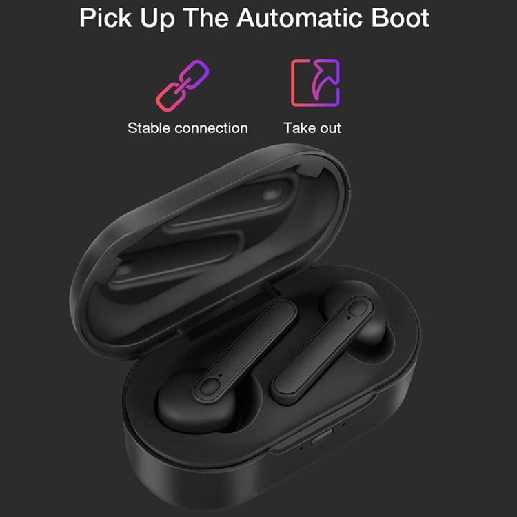 DT-5 หูฟังบลูทูธไร้สาย Bluetooth 5.0 กันน้ำ IPX พร้อมกล่องชาร์จแม่เหล็ก รองรับการโทรและฟังก์ชัน Power Bank, DT-5