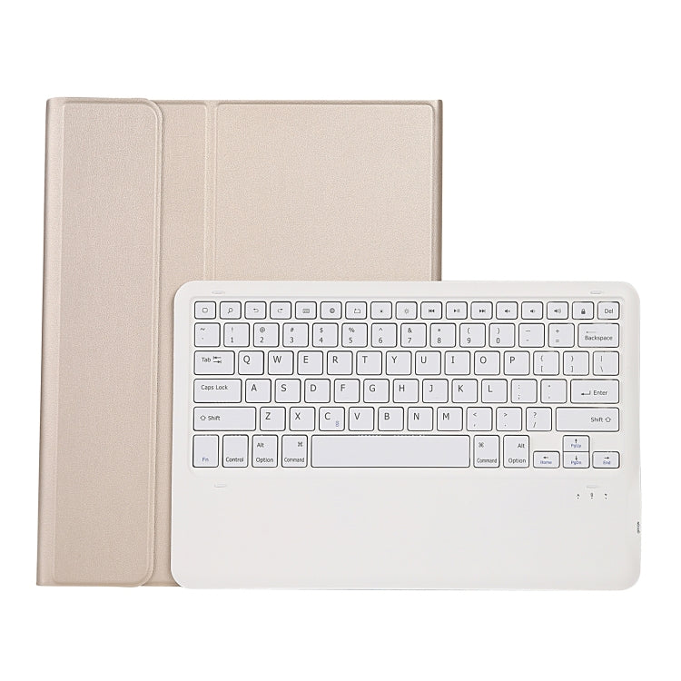 เคสแท็บเล็ตหนังพร้อมคีย์บอร์ดบลูทูธถอดได้บางพิเศษ A12B Bluetooth 3.0 สำหรับ iPad Air 13 2024 / 2025 / Pro 12.9 นิ้ว 2022 / 2021 / 2020 / 2018 พร้อมช่องใส่ปากกาและที่วาง