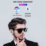 F9 TWS หูฟังบลูทูธไร้สายแบบสองข้าง Bluetooth V5.0 ควบคุมด้วยการสัมผัส พร้อมกล่องชาร์จและหน้าจอดิจิทัล, F9